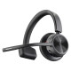 Бездротова гарнітура Poly On-ear Voyager 4310-M з адаптером BT700 Black (77Y91AA) сертифікат Microsoft Teams