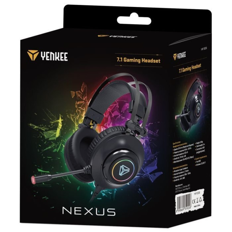 Навушники YENKEE YHP 3036 NEXUS Gaming headphones USB