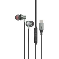 Навушники Promate Silken-C Grey