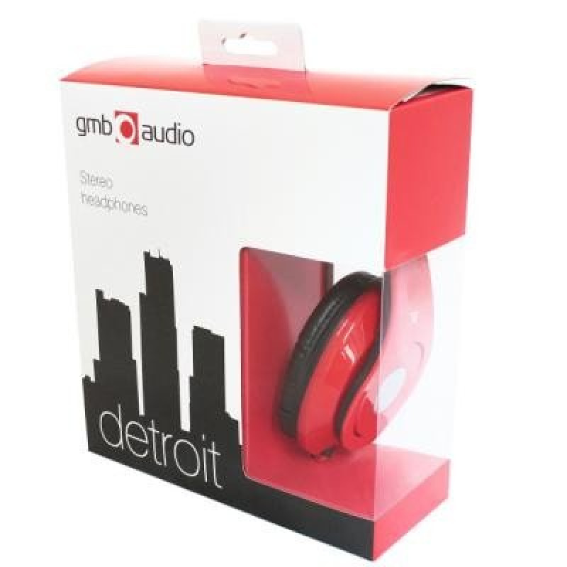 Наушники Gembird MHS-DTW-R Red