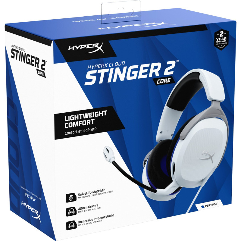Наушники HyperX Cloud Stinger 2 Core для PlayStation White (6H9B5AA)