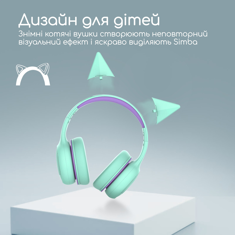 Наушники Promate Simba Green (simba.emerald)