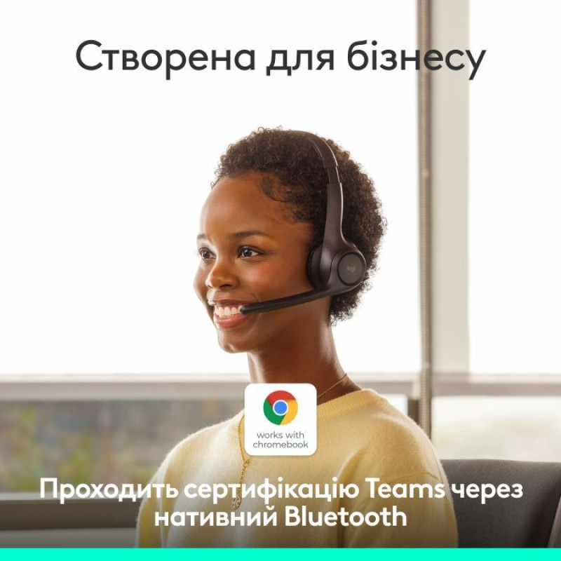 Навушники Logitech Zone 305 for Business Wireless/Bluetooth Direct Black (981-001458)