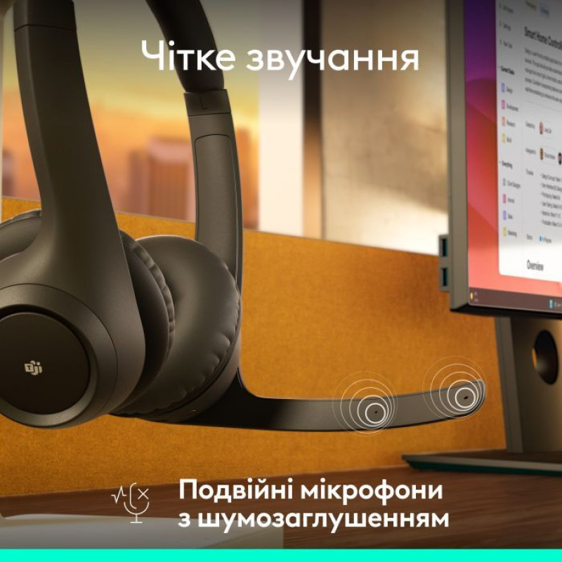Навушники Logitech Zone 305 for Business Wireless/Bluetooth Direct Black (981-001458)