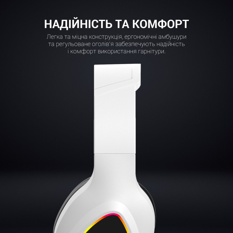 Hamepro HS615 RGB White (HS615) навушники