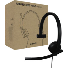 Навушники LOGITECH H570e Corded Mono BLACK-USB-C (981-001427)