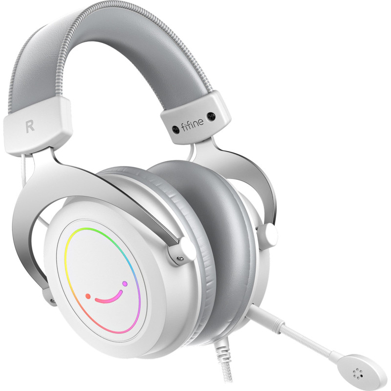 Навушники Fifine H3 RGB White (H3W)