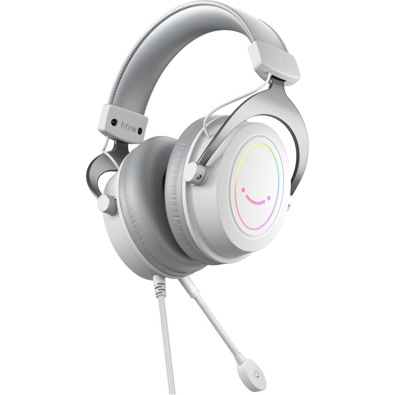 Навушники Fifine H3 RGB White (H3W)