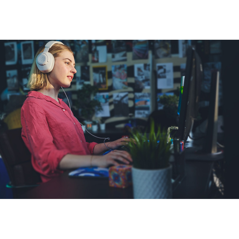 Навушники JBL Quantum 100M2 White (JBLQTUM100M2WHT)