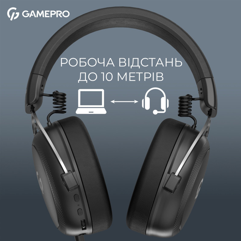 Навушники GamePro Asgard Skald Black (HSW160B)