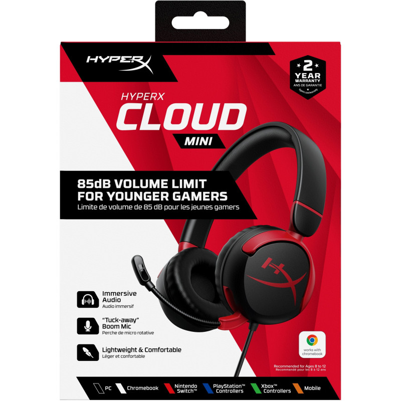 Навушники HyperX Cloud Mini Wired Black (7G8F4AA)