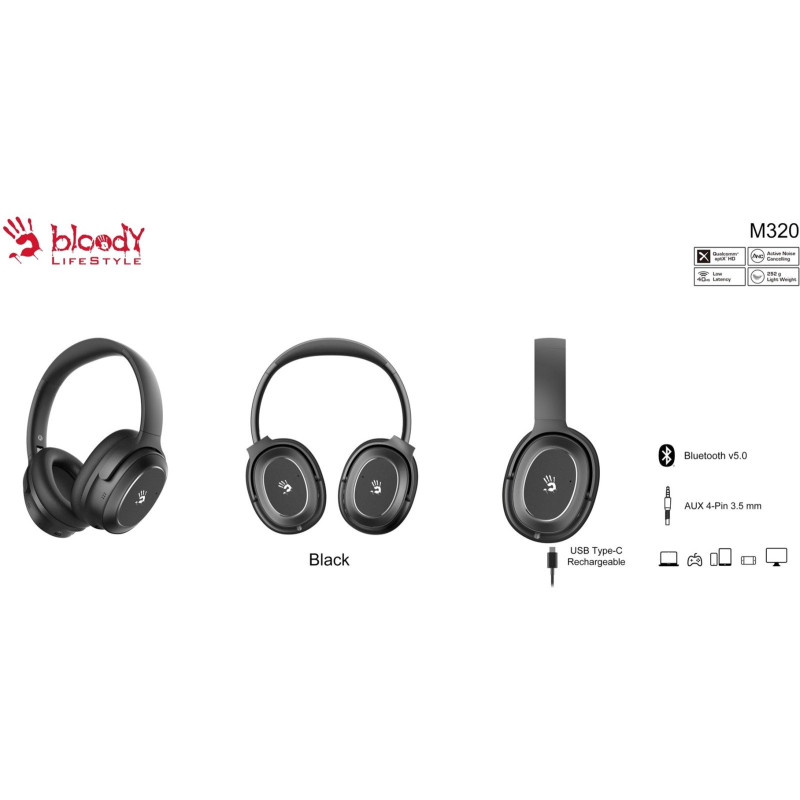 Набір A4Tech Bloody M320 Black