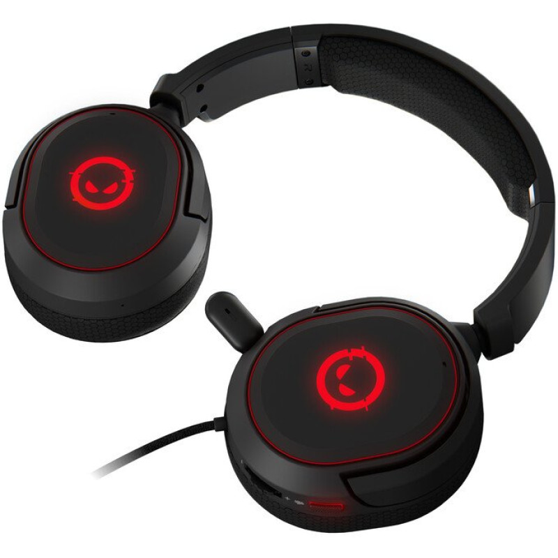 Навушники Lorgar Kaya 460 Gaming RGB USB Black (LRG-GHS460)