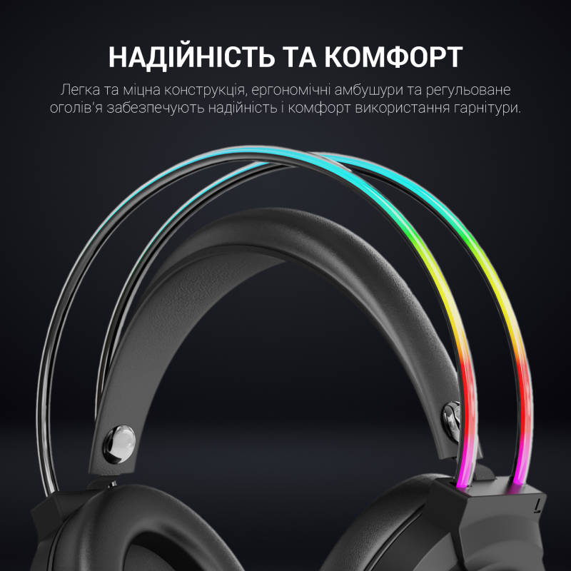 Навушники GamePro Nitro HS733 Black