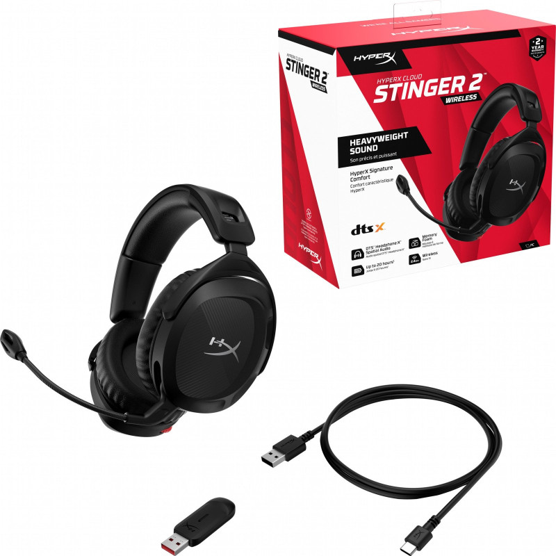 Навушники HyperX Cloud Stinger 2 Wireless Black (676A2AA)