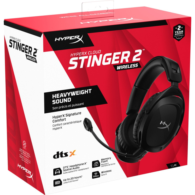 Навушники HyperX Cloud Stinger 2 Wireless Black (676A2AA)