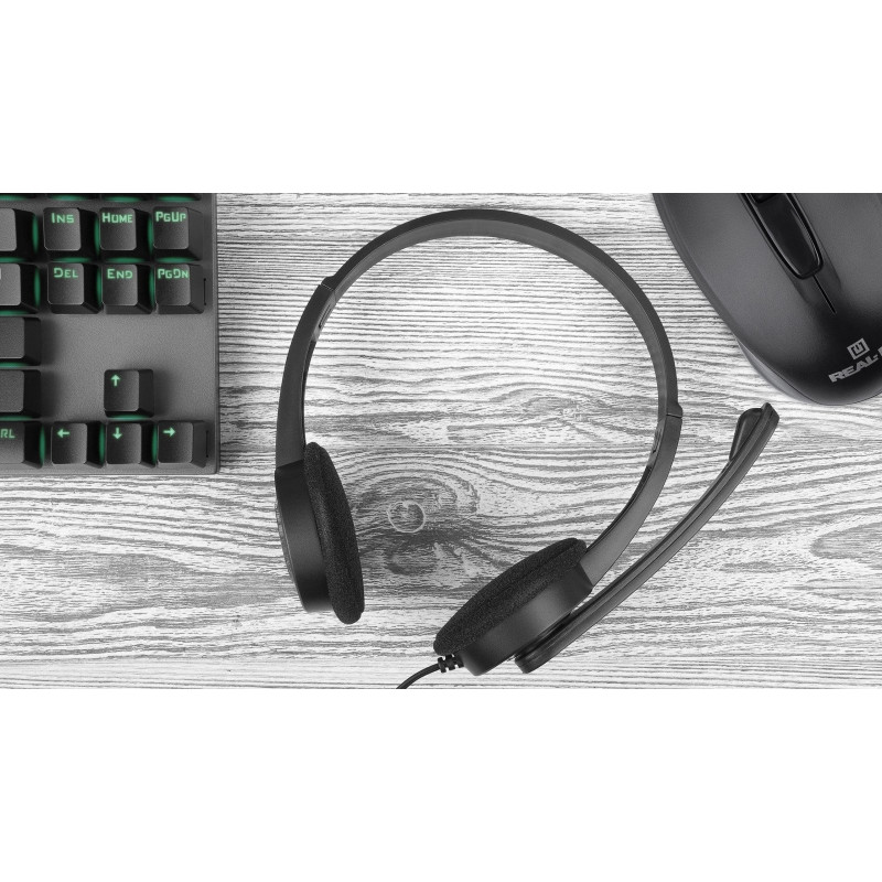Навушники REAL-EL GD-011MV Black (EL124100022)