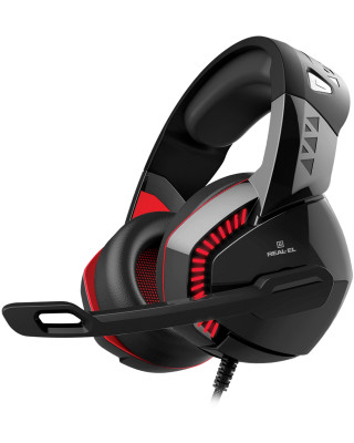 Навушники REAL-EL GDX-7800 Black/Red (EL124100027)