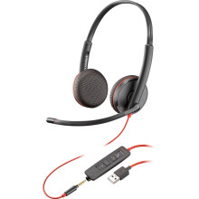 Наушники Poly BlackWire C3225 USB-A HS Stereo (80S11AA)