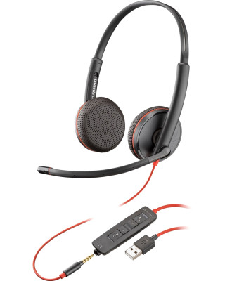 Наушники Poly BlackWire C3225 USB-A HS Stereo (80S11AA)