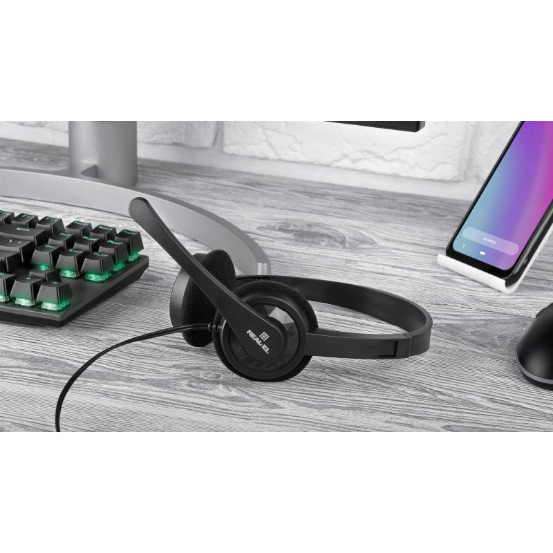 Навушники REAL-EL GD-012 Black (EL124100049)