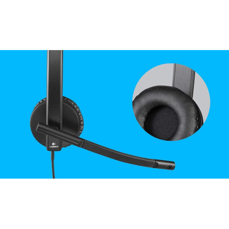 Навушники Logitech Stereo H570e USB black (981-000575)