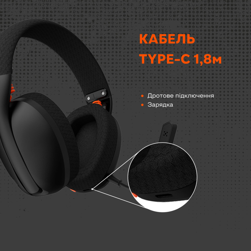Наушники Canyon GH-13 Ego Wireless Gaming 7.1 Black (CND-SGHS13B)
