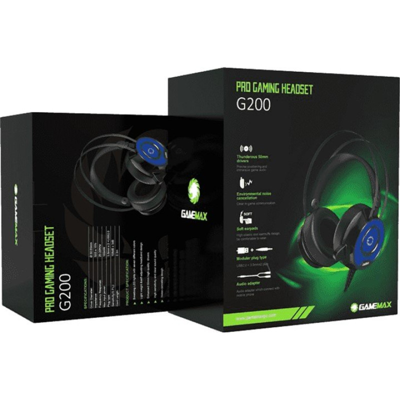 Навушники GameMax HG200 Black