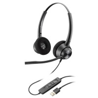 Гарнітура стерео комп'ютерна On-ear Poly EncorePro 320, USB-A Black (767G0AA)