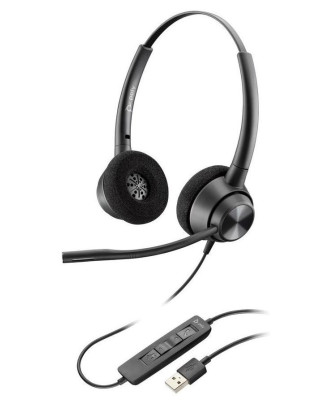 Гарнітура стерео комп'ютерна On-ear Poly EncorePro 320, USB-A Black (767G0AA)