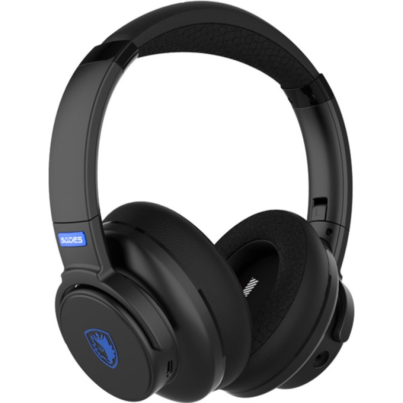 Гарнітура Sades SA-202 Runner Black/Blue (sa202bkb)