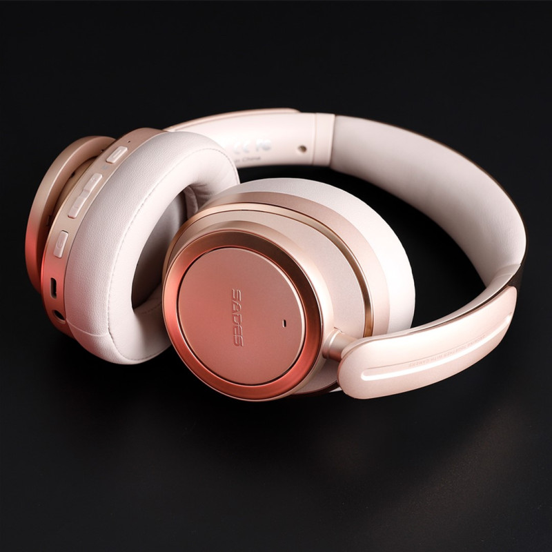 Гарнітура Sades SA-208 Builder Golden/Pink (sa208gp)