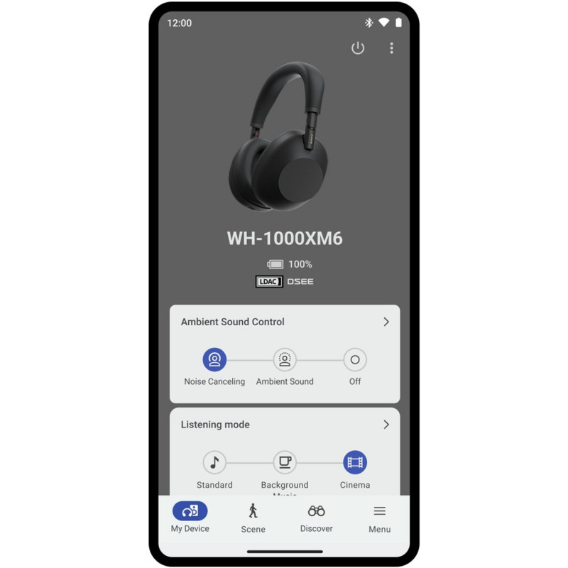 Навушники Sony WH-1000XM6 Midnight Blue (WH1000XM6L.E)