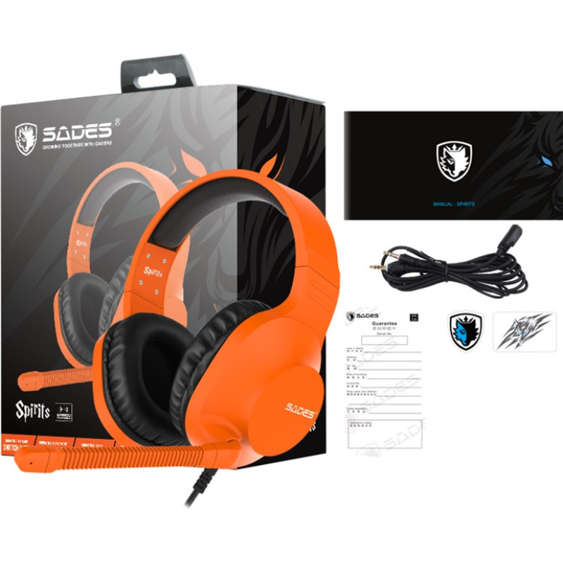 Гарнітура Sades SA-721 Spirits Orange (sa721orj)
