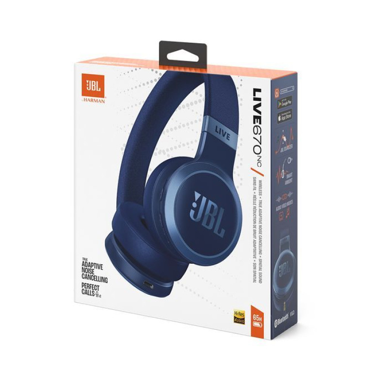 Навушники JBL Live 670NC Blue (JBLLIVE670NCBLU)