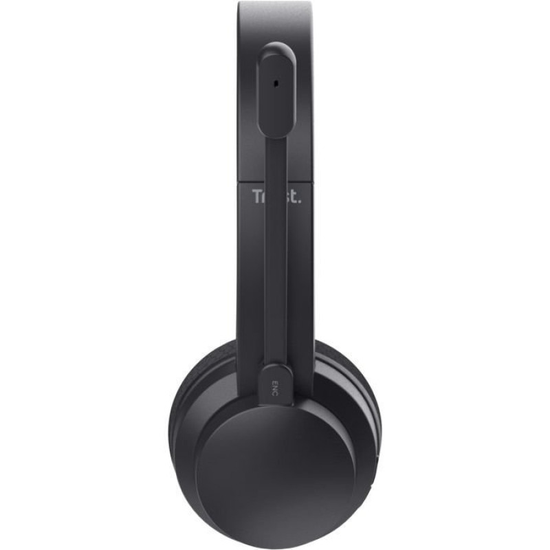 Навушники TRUST Ayda Wireless ENC headset - Black Ayda Wireless ENC Black (25463)