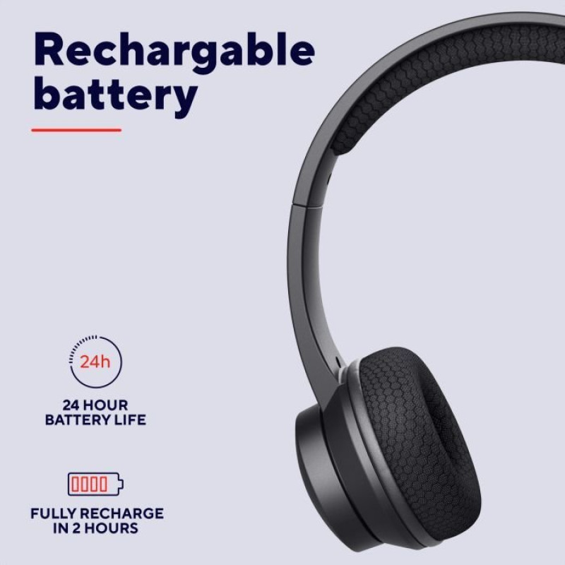 Навушники TRUST Ayda Wireless ENC headset - Black Ayda Wireless ENC Black (25463)