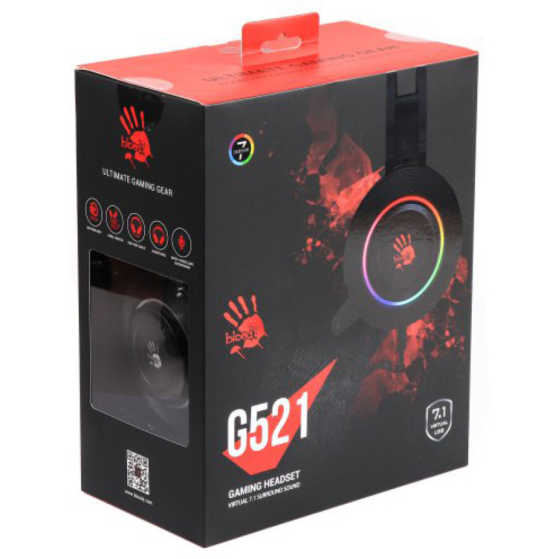 Навушники A4Tech Bloody G521 Black