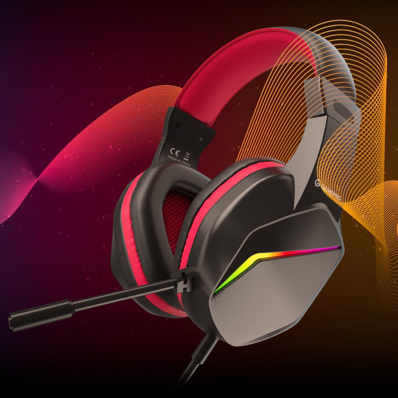 Навушники GamePro HS311 RGB Black/Red (HS311)