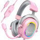 Навушники Fifine H6P RGB USB Pink