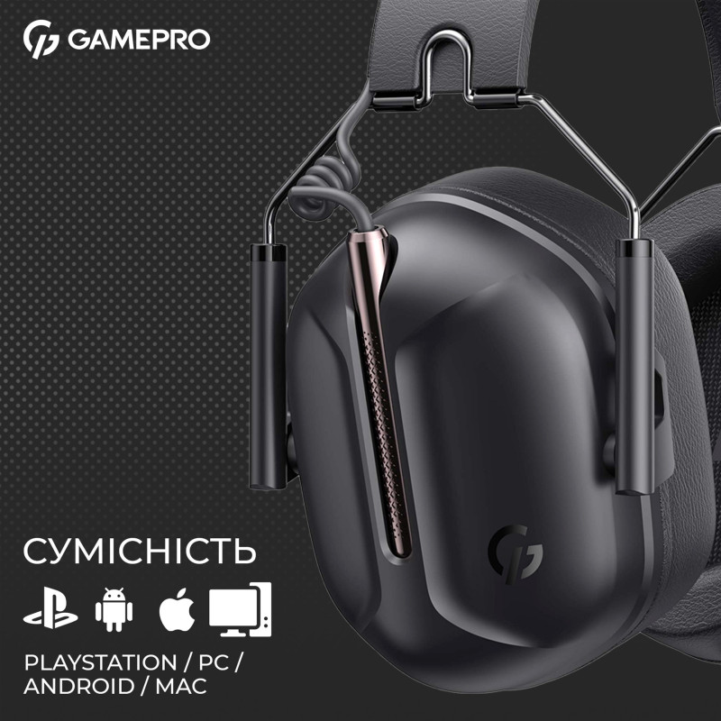 Навушники GamePro Genesis Hunter Black (HS1350B)