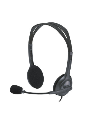 Навушники Logitech H110 Stereo Headset with 2*3pin jacks (981-000271)