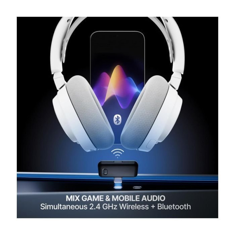Навушники SteelSeries Arctis Nova 7 Gen 2 Wireless White (61731)