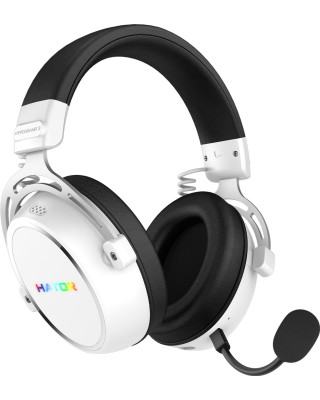 Навушники HATOR Hypergang 3 Hi-Res SyncHUB Wireless White (ESH56)