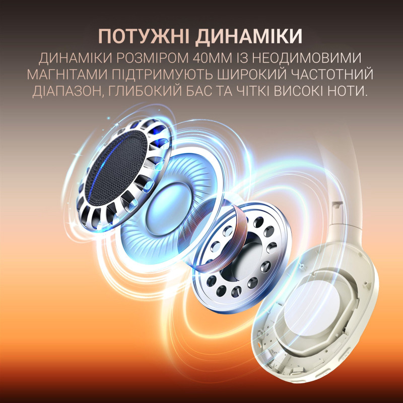 Навушники Fifine X3W Wireless Beige