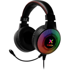 Наушники Vinga HSCU-100 Gaming LED Black (HSCU-100)