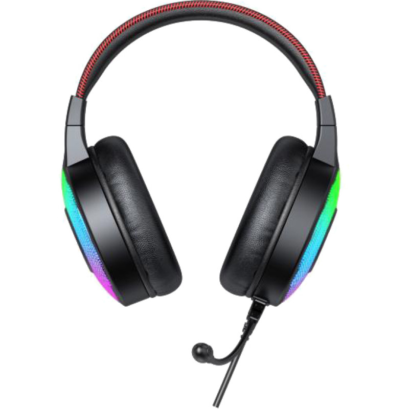 Наушники Vinga HSCU-100 Gaming LED Black (HSCU-100)