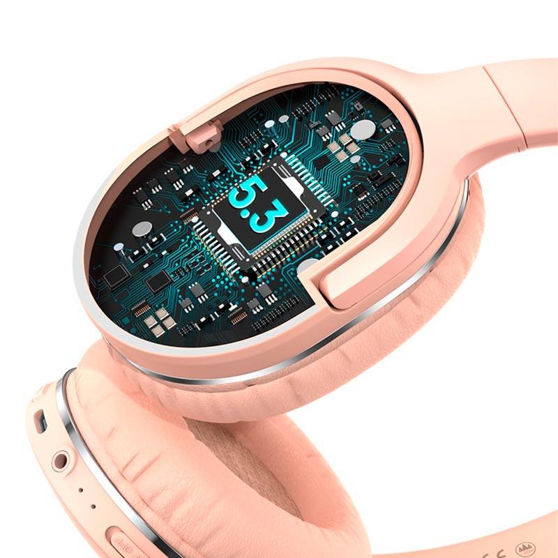 Навушники Baseus Encok бездротовий навушник D02 Pro Pink (NGTD010304)