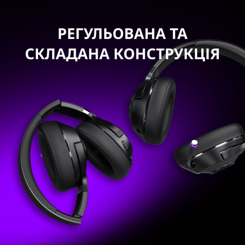 Навушники Lorgar Noah 702 Wireless Gaming Headset Black