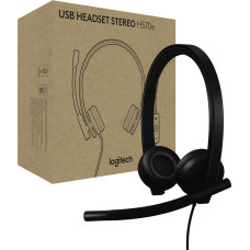 Навушники LOGITECH H570e Corded Stereo BLACK-USB-C (981-001431)
